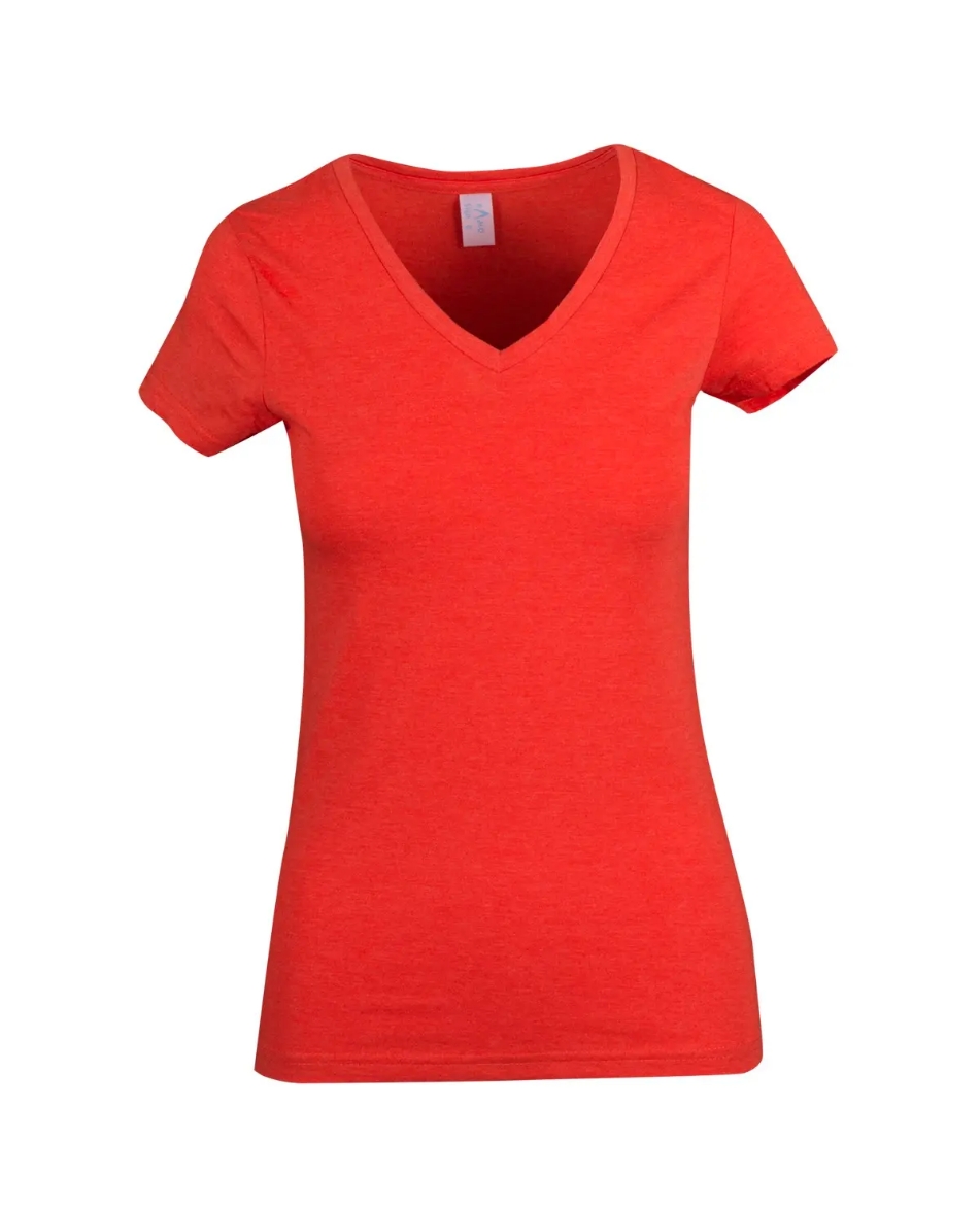 Picture of RAMO, Ladies Marl V-Neck T-Shirt